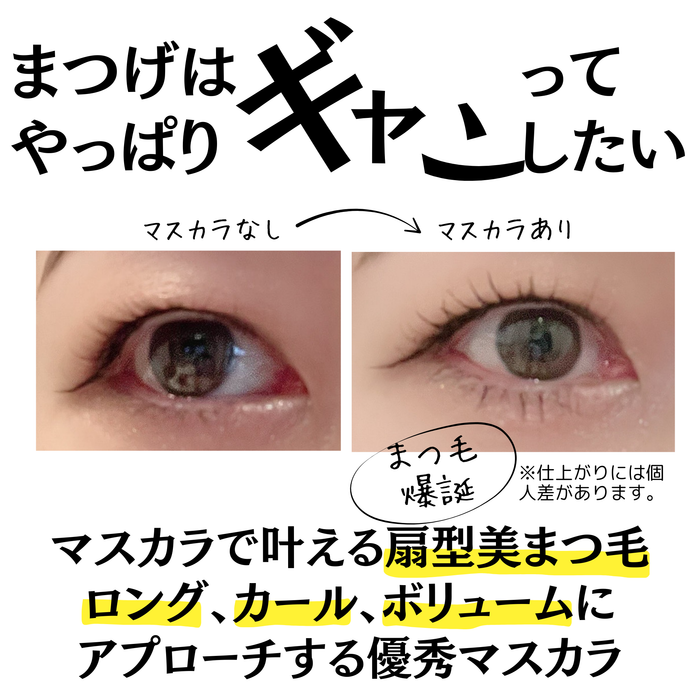 アートメイク　美扇マスカラ 　漆黒ブラック