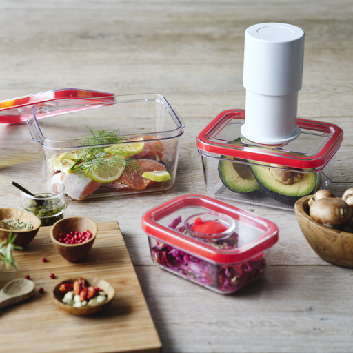 3種6個)ヒューロック 真空保存容器 3種6個セット — コレイヨ